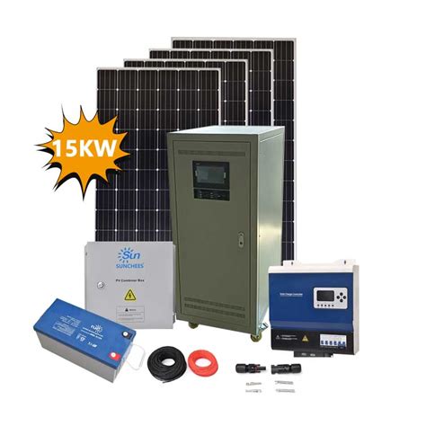 Sunchees Off Grid Solar Power System For Home Residential Solar Kits