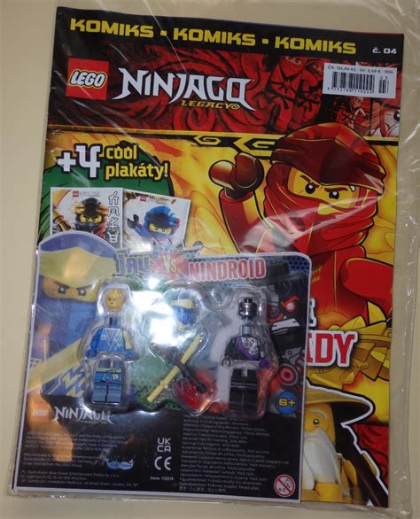 Lego Ninjago časopis č 4 Hračka Lego Jay Vs Nindroid Aukro