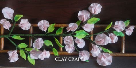 clay flowers and figurines: AIR DRY CLAY FLOWERS