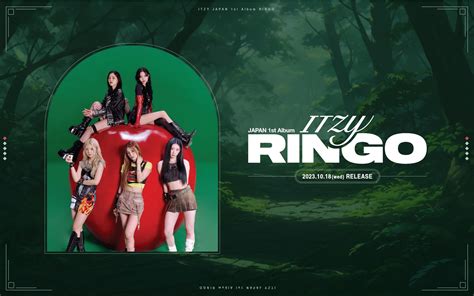 Itzy Japan 1st Album Ringo Release Date Announcement Poster