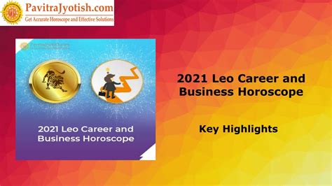 PPT - 2021 Leo Career and Business Horoscope PowerPoint Presentation, free download - ID:10158077