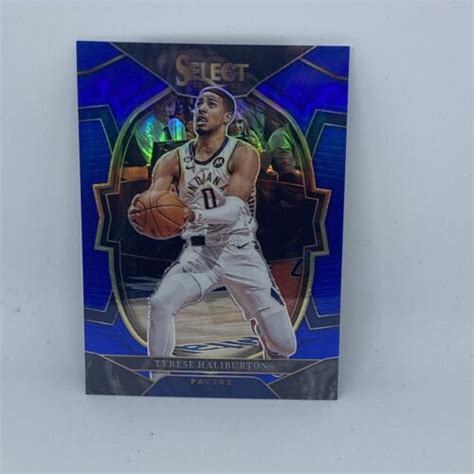 2022 23 Panini Select 20 Tyrese Haliburton Blue Retail Base EBay