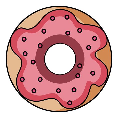 donut doodle vector illustration 13713261 Vector Art at Vecteezy