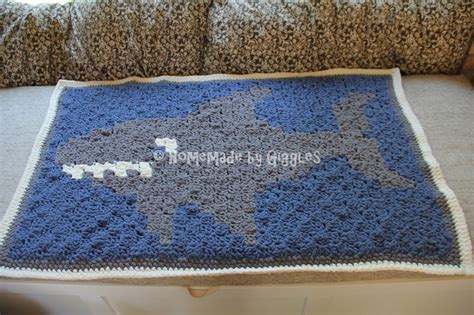 Homemade By Giggles Shark Graphghan FREE Crochet Pattern