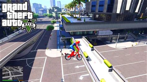 Gta Spider Man Epic Bmx Stunts Fails Youtube