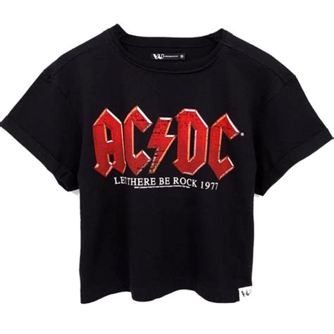 Ac Dc Dam Dam Let There Be Rock T Shirt Xxl Svart Black Xxl Black