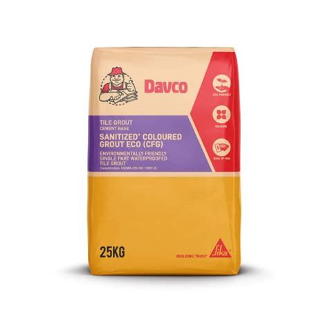 DAVCO SANITIZED COLOURED GROUT ECO CFG SIKA