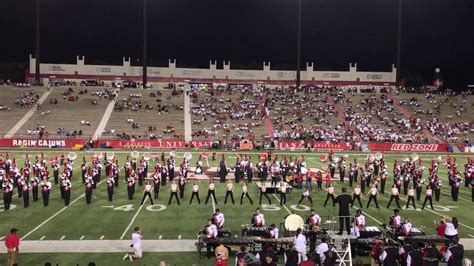 Wayne Toups Plays Ul Halftime With Pride Of Acadiana Marching Band Youtube