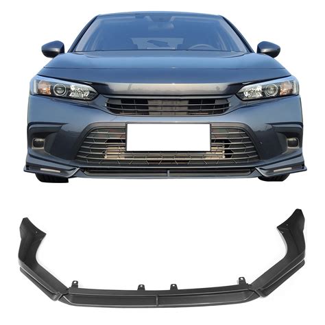 Ikon Motorsports Front Bumper Lip Spoiler Air Dam Chin Splitter Guard W