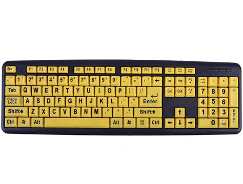 Large Print Keyboard - evika.io - Assistive Technology