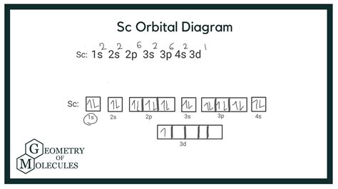 Sc Orbital Diagram How To Write The Atomic Orbital Diagram For