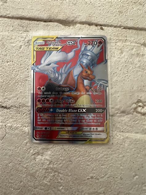 Pokemon Card Unbroken Bonds Reshiram Charizard Gx Full