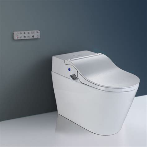 Smart Bidet Toilet With Integrated Dual Flush With Remote Control