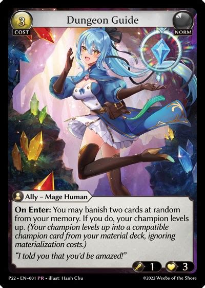 Dungeon Guide Promotional Cards Grand Archive TCG