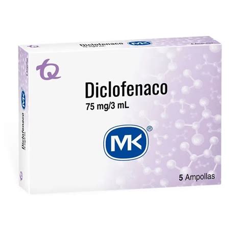 Droguería La Economía diclofenaco mk 75 mg 3 ml solucion inyectable