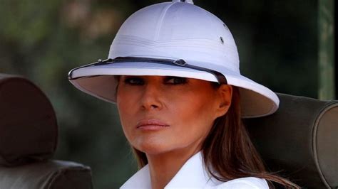 Melania Trump Says Don T Care Jacket Was A Message Bbc News