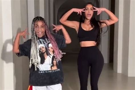 Kim Kardashian and North West Team Up for Another TikTok Dance