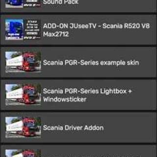 Add On Max Scania R V Sound F R Scania Pgr Von Juseetv V