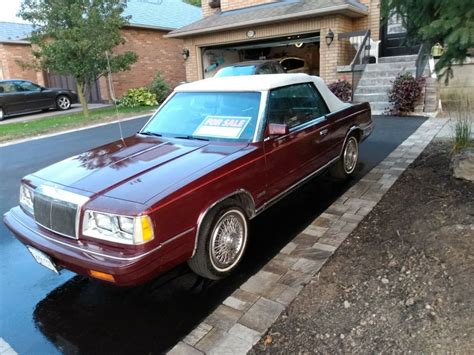 Chrysler Lebaron Convertible For Sale Photos Technical