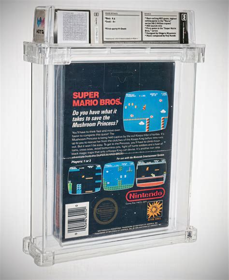 Sealed and Graded Super Mario Bros. NES Cartridge Sells for $660K, Sets New Record - TechEBlog