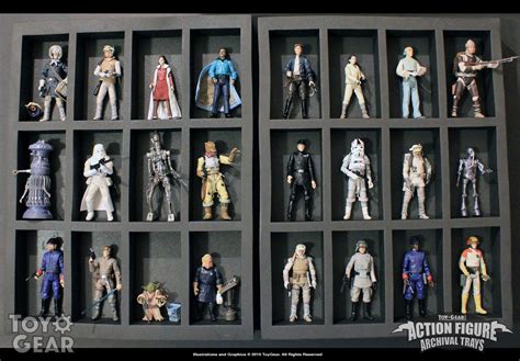 Modern Era Star Wars Action Figures On Display Featuring Awesome