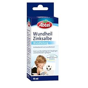 Abtei Wundheil Zinksalbe Wundheilung 75 Ml Amazon De Drogerie