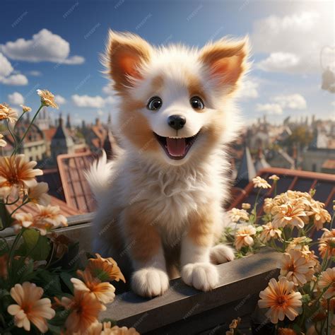 Premium AI Image | a dogPixar Styledisney animation