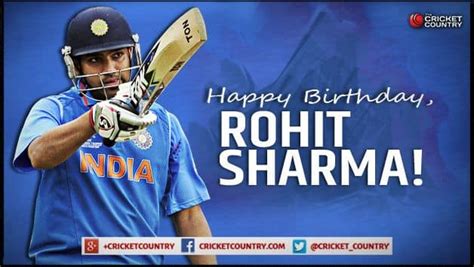 Happy Birthday Rohit Sharma Mumbai Indians Captain Turns 31 Cricket