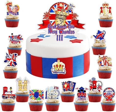 Howaf Kings Coronation Decorations King Charles Coronation Cake