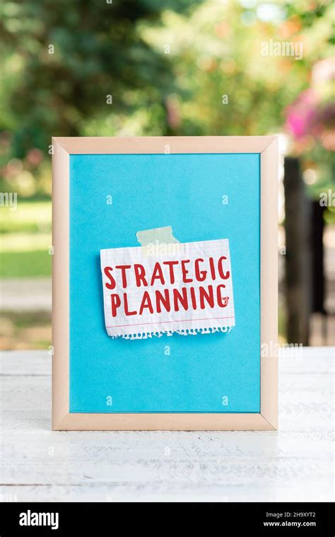 Handwriting Text Strategic Planning Business Concept Organizational