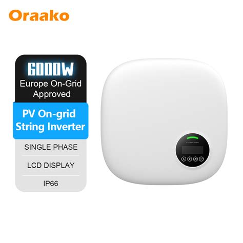 Oraako On Grid Solar Panel Inverter 6kw Solar Power 3phase Inverter For