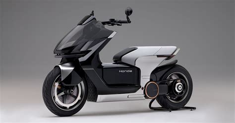 Honda Unveils Electric Motorcycle Concept Models EV Fun Concept And