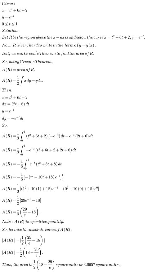 Solved Find The Area Of The Region That Lies Above The X Axis Below