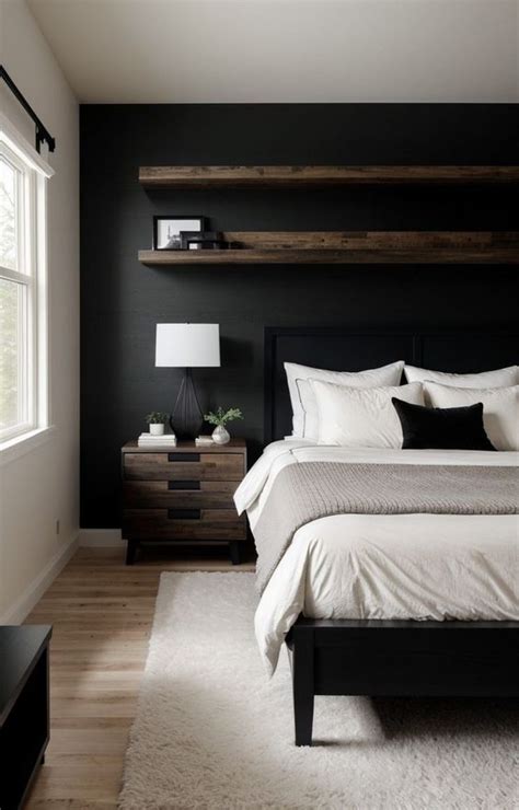 Dark & Dreamy: Stylish Black & Grey Bedroom Ideas - IdeaBedroom