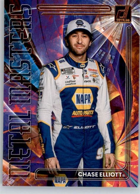 Amazon 2023 Donruss Metal Masters 4 Chase Elliott NM MT NAPA Auto