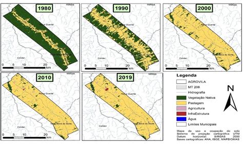 Mapa da dinâmica de uso e ocupação do solo Download Scientific Diagram