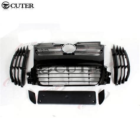 Golf 5 R32 ABS Black Front Bumper Mesh Grille Grills For VW Golf5 MK5