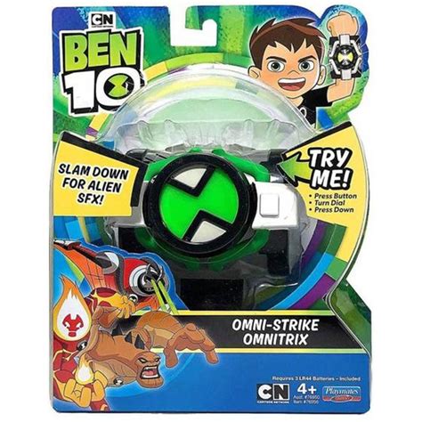 Relogio Ben 10 Omnitrix Omni Strike Luz E Som SUNNY