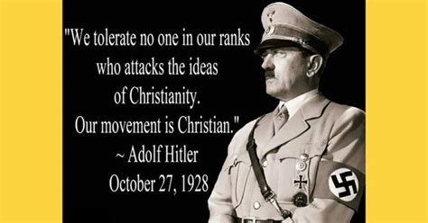 Did Adolf Hitler Say Our Movement Is Christian Snopes