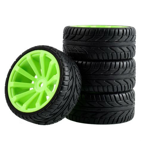 1 10 Onroad RC Wheels Rubber Tires For Himoto Nacada Ftx Banzai Hsp