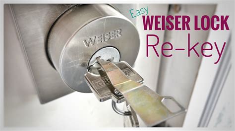 How To Re Key A Weiser Smart Lock Super Easy Youtube