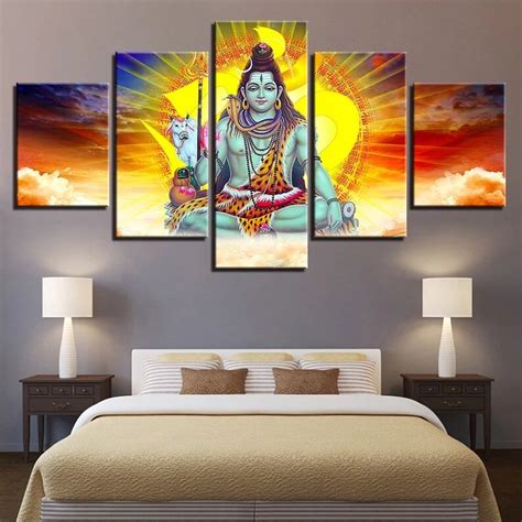 Shiva Wall Art Shiva Canvas Art Split Canvas Multi Panel Etsy