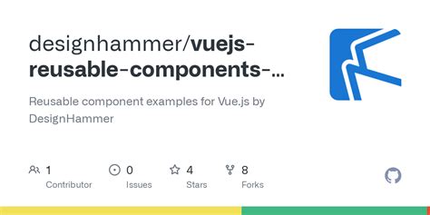 Github Designhammervuejs Reusable Components Examples Reusable