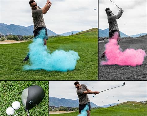 Golf Ball Gender Reveal Gender Reveal Golf Balls With Tee Etsy