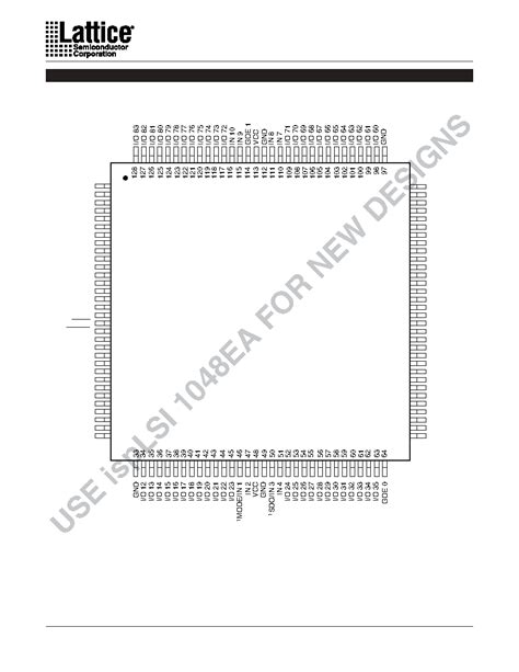 Isplsi E Datasheet Pages Lattice In System Programmable