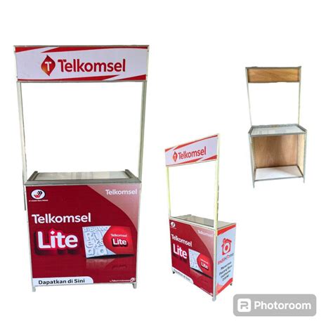 Jual Gerobak Lipat Booth Portable Event Desk Meja Promosi Untuk Jualan