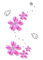 Flower Fleur Blumen Pink Effect Art Diamond Glitter Deco Jewel Diamant