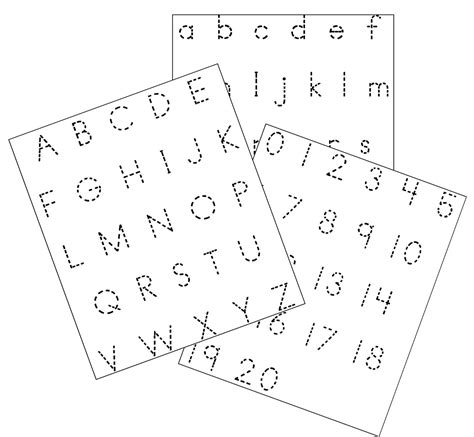 Large Letter Tracing Worksheets – AlphabetWorksheetsFree.com