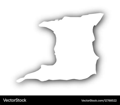 Outline Map Of Trinidad And Tobago With Regions Free Vector Maps Hot Sex Picture