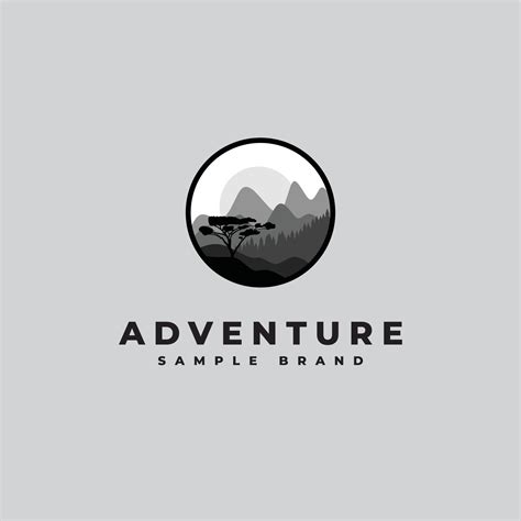 adventure logo design 24337443 Vector Art at Vecteezy